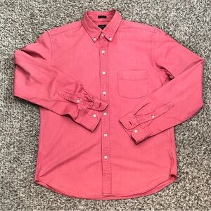 J.Crew Slim Fit Garment Dyed Oxford Shirt - Men’s Medium